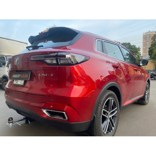 Фаркоп Motodor на Changan CS55 Plus 2021- Арт. 97204 (оцинкованный шар)