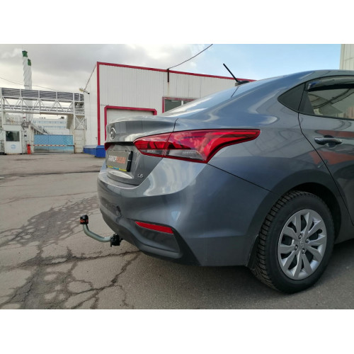 Фаркоп MOTODOR на HYUNDAI Solaris 2017–  Арт. 90907 (седан) (Оцинкованный шар)