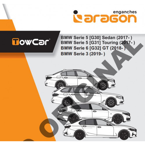 Фаркоп ARAGON на BMW 3 2019–  Арт. E0801EV (G20)
