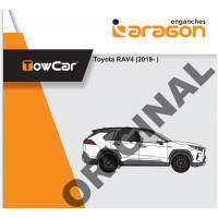 Фаркоп ARAGON на TOYOTA RAV4 2019–  Арт. E6405FV (быстросъемный крюк)