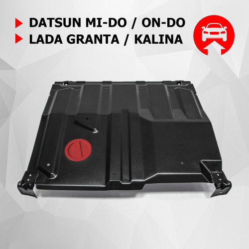 Защита Картера двигателя, КПП АвтоБроня для Datsun mi-DO 2015-2020, Сталь 45778 мм - Арт. 1.06016.1