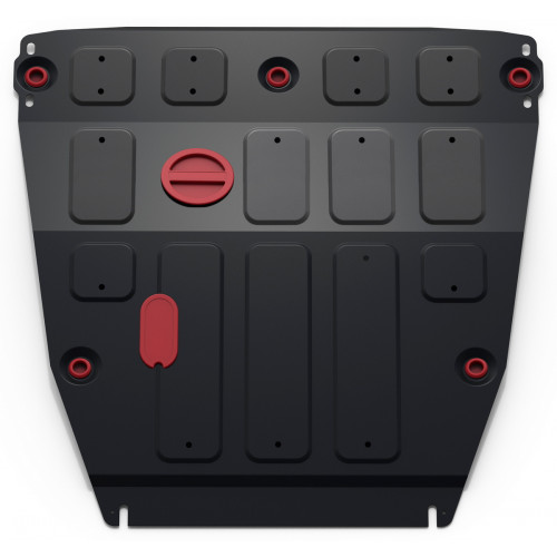 Защита Картера двигателя, КПП АвтоБроня для Ford Focus 1998-2005 (I), Сталь 45778 мм - Арт. 111.01822.1