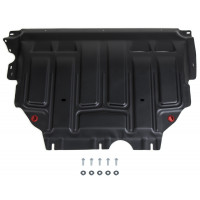 Защита Картера двигателя, КПП АвтоБроня для Volkswagen Golf 2012-2019, Сталь 45778 мм - Арт. 111.05128.1