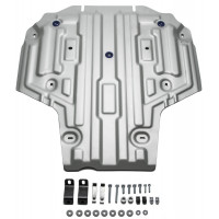 Защита КПП Rival для Audi A4 2015-2025 (B9), Алюминий 3 мм - Арт. 333.0335.1