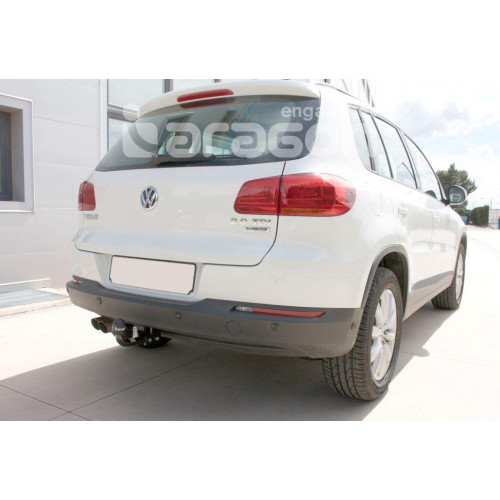 Фаркоп ARAGON на VOLKSWAGEN Tiguan 2007 - 2016 Арт. E6711BA
