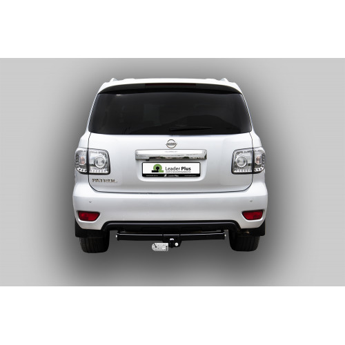 Фаркоп Лидер Плюс на NISSAN Patrol 2010- Арт. N124-FN (с нержавеющей пластиной)