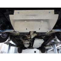 Защита Картера двигателя, КПП ТСС для Nissan Pathfinder 2013-, Алюминий 4 мм - Арт. ZKTCC00007