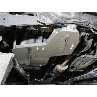 Защита Заднего дифференциала, Топливного бака ТСС для HAVAL H6 2014-2020, Алюминий 4 мм - Арт. ZKTCC00396
